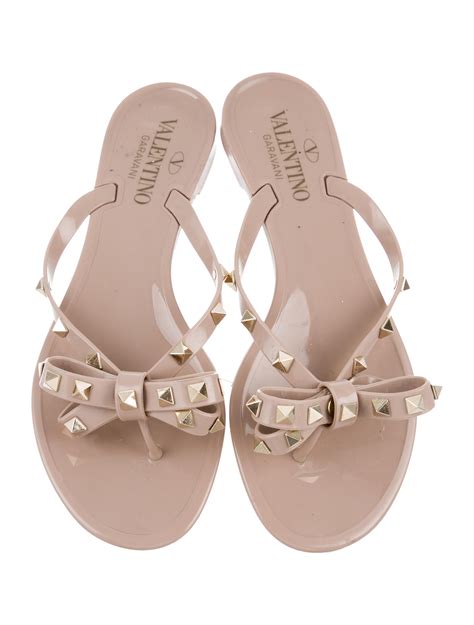 valentino rockstud high heel sandals|valentino rockstud jelly sandals sale.